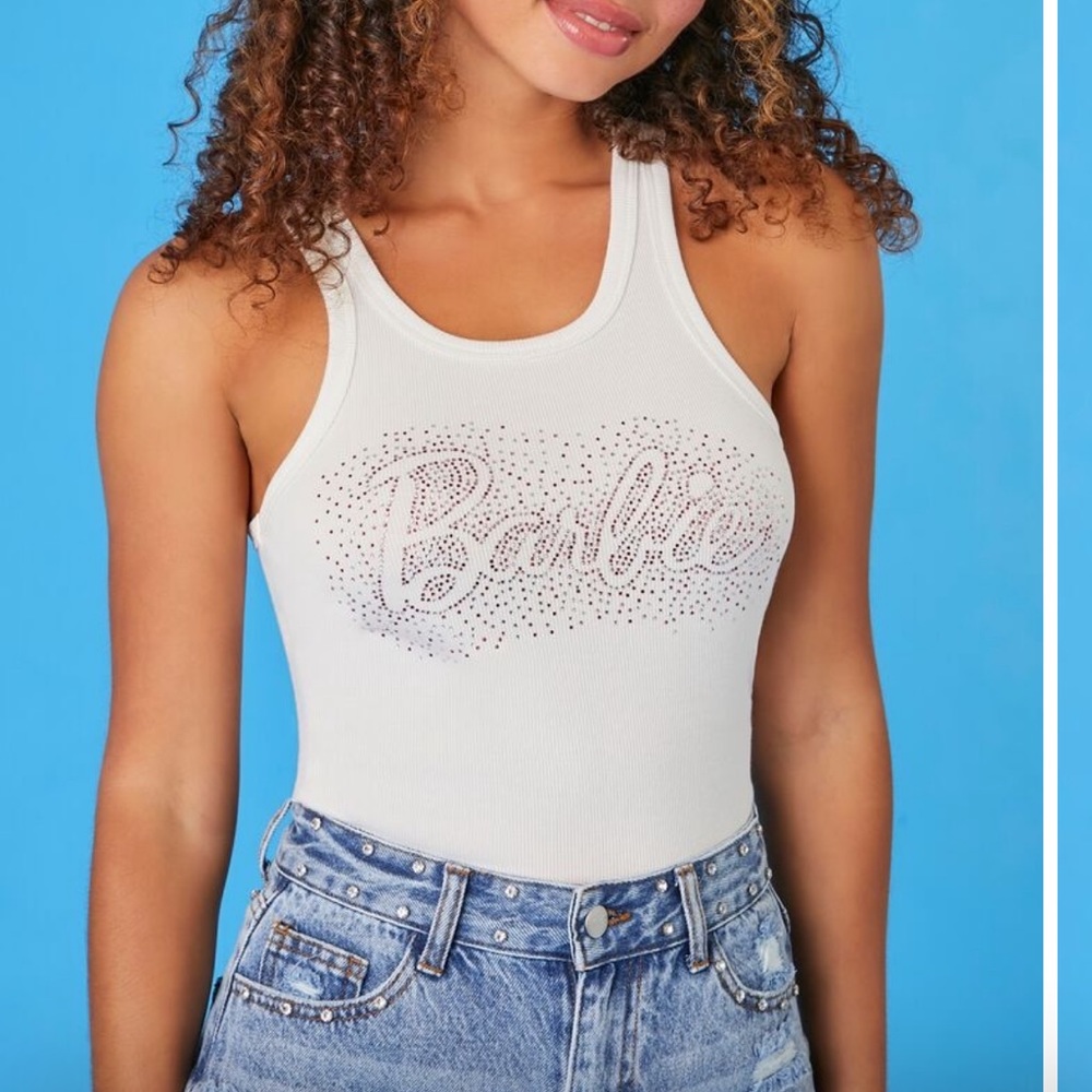 Barbie Rhinestone Tank Top